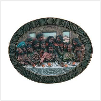 Last Supper Oval Plaque
