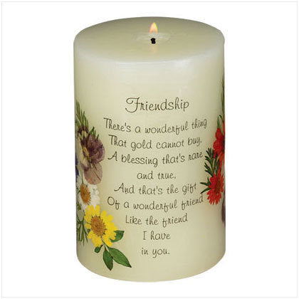 Scented Candle - Friendship with Dried Flowers