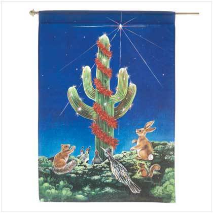 Saguaro Night Light Flag