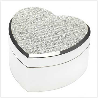 Sparkle Heart Jewelry Box