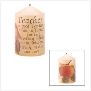 Teacher Decorative Candle