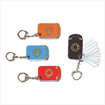 Telephone & Address Key Ring