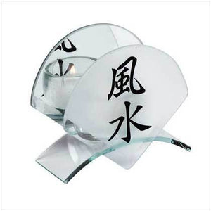 Mirrored Candleholder - Feng Shui