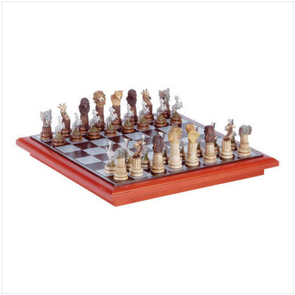 Wildlife Animal Chess Set