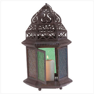 Large Moroccan Style Candle Lantern