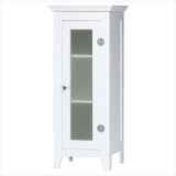 Wood Cabinet With Glass Door