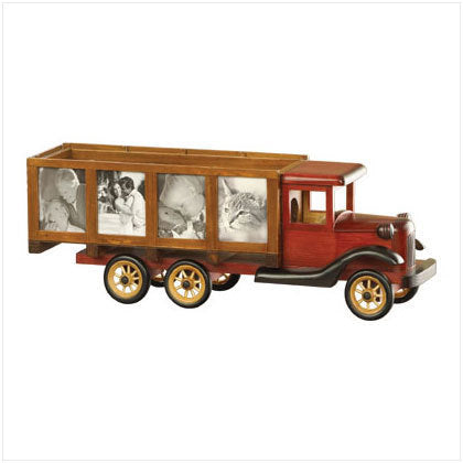 Wood Model Truck Photo Frame