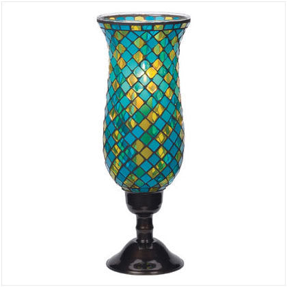 Tall Mosaic Candleholder