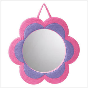 Plush Flower Mirror