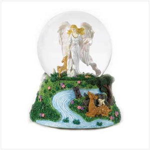 Nature Angel Musical Snowglobe