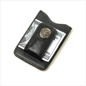 Leather Money Clip Wallet