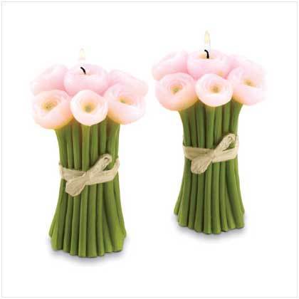 Pink Tulip Candle Bouquets