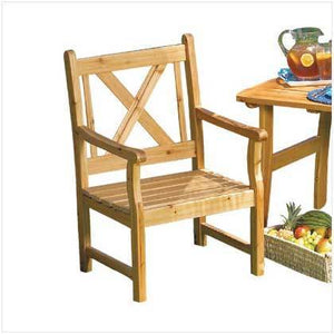 Pine Wood Outdoor Chair
