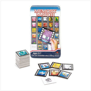 Memory Match Game In Tin Box