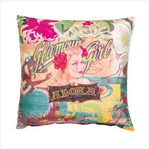 Sublimated Art Pillow - Glamour Girl