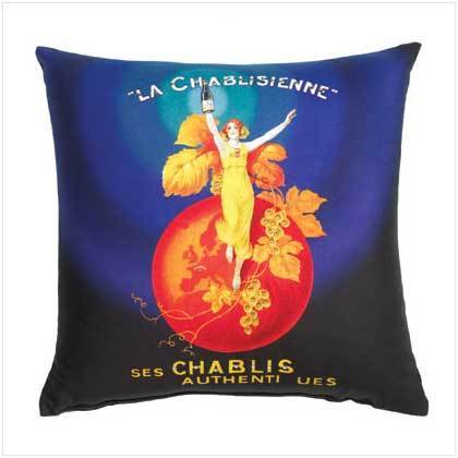 Sublimated Art Pillow - La Chablisienne
