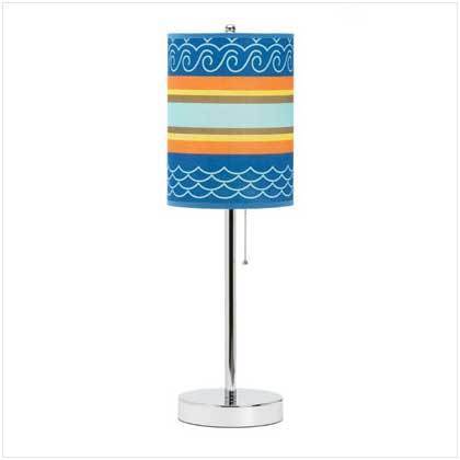Sun and Surf Pattern Lamp