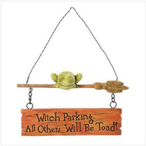 Toad and Broomstick Wall Decor