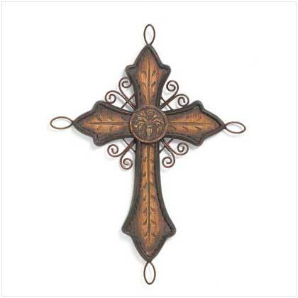 Old World Cross Decor