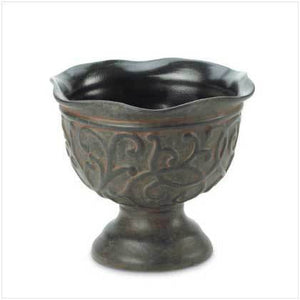Old World Ornate Pedestal Bowl
