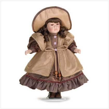 Porcelain Doll with Hat