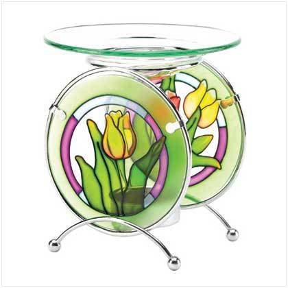 Tulip Stained Glass Oil Warmer