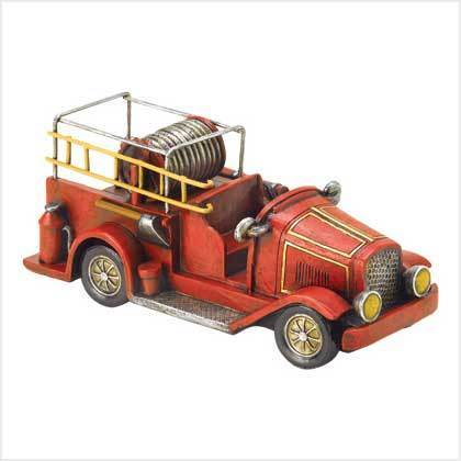 Fireman Truck-Polyresin