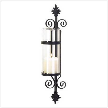 Fleur De Lis Cylinder Candleholder