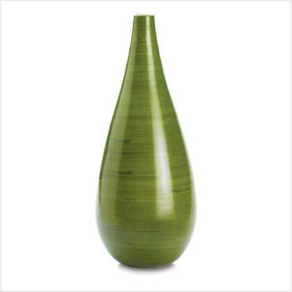 Spun Bamboo Vase