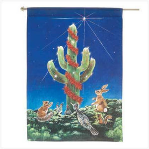 Saguaro Night Light Flag