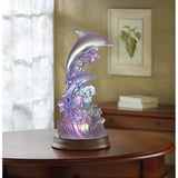 DOLPHINS ON WAVES OF LIGHT