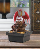 RED DRAGON TABLETOP WATER FOUNTAIN