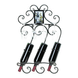 SCROLLWORK WALL WINE RACK
