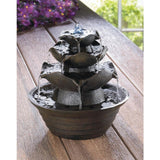 LOTUS BLOOM TABLETOP FOUNTAIN