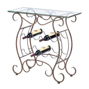 Vineyard Wine Rack Table