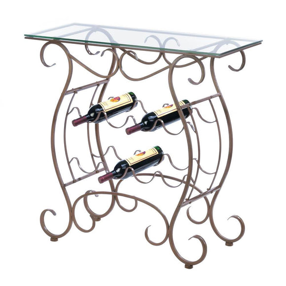 Vineyard Wine Rack Table