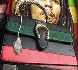 Black Green & Red Hand Bag