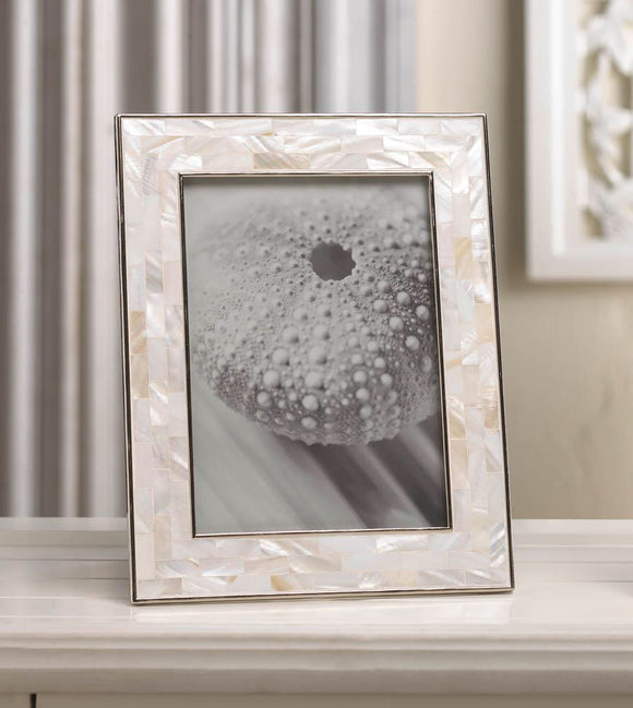 Mother of Pearl Mosaic Picture Frame 5x7