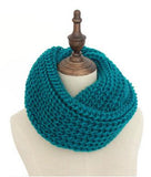 Autumn Winter Women Men Couple Warm scarf Candy Color Neckerchief  Soft Scarves Knitted thicking O Ring Scarf