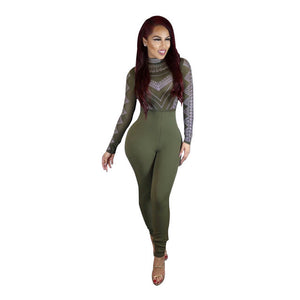 Long Sleeve Jumpsuit - Skinny Bodysuit