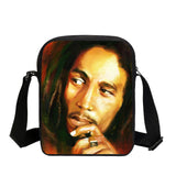 2017 Music Star Reggae Bob Marley Character Printed Messenger Bags Casual Men's Travel Bags Children Crossbody Bags Shoulder Bag