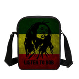 2017 Music Star Reggae Bob Marley Character Printed Messenger Bags Casual Men's Travel Bags Children Crossbody Bags Shoulder Bag