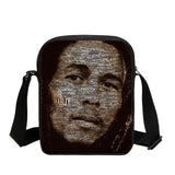 2017 Music Star Reggae Bob Marley Character Printed Messenger Bags Casual Men's Travel Bags Children Crossbody Bags Shoulder Bag