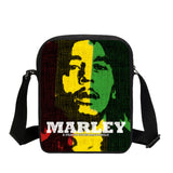 2017 Music Star Reggae Bob Marley Character Printed Messenger Bags Casual Men's Travel Bags Children Crossbody Bags Shoulder Bag