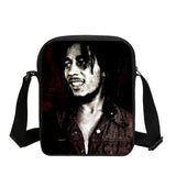 2017 Music Star Reggae Bob Marley Character Printed Messenger Bags Casual Men's Travel Bags Children Crossbody Bags Shoulder Bag