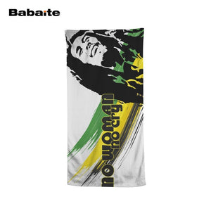 Babaite Bob Marley Bath Beach Towel Drying Washcloth Swimwear Towels Mat