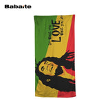 Babaite Bob Marley Bath Beach Towel Drying Washcloth Swimwear Towels Mat